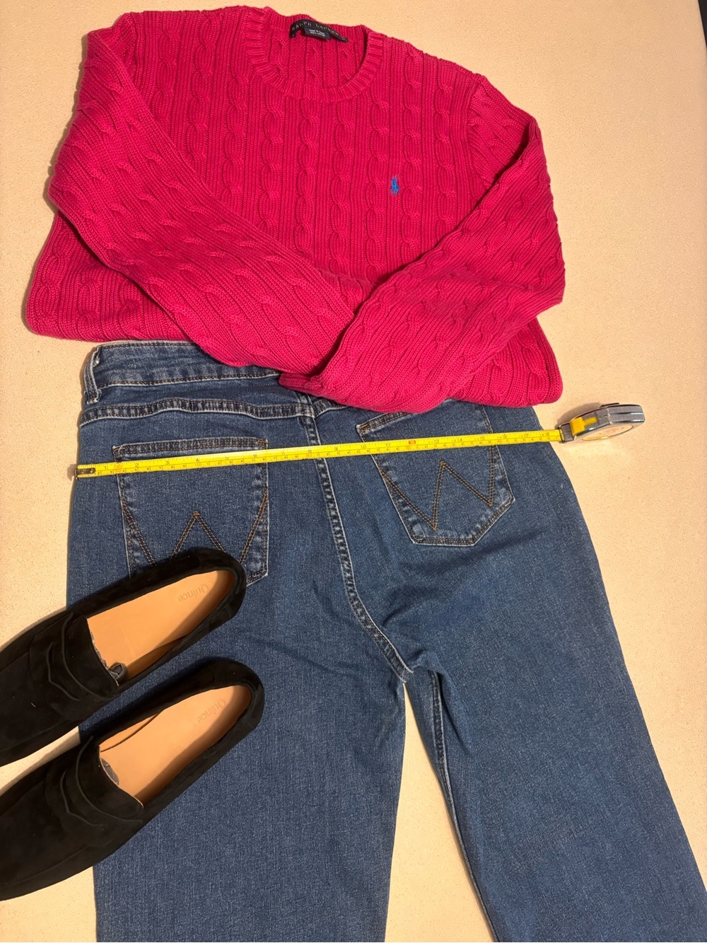 Wrangler - high rise true straight crop